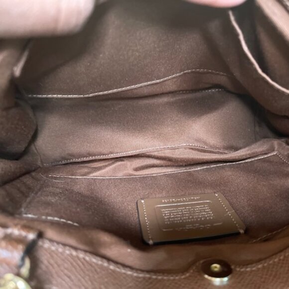 COACH, EUC MINI BROOKE SIGNATURE CARRYALL BAG WITH MATCHING WALLET - Picture 9 of 11